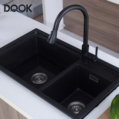 Kitchen Faucet Black Kitchen Tap Pull Out Kitchen Sink Mixer Tap Brushed Nickle Stream Sprayer Head Chrome Kitchen Water Tap